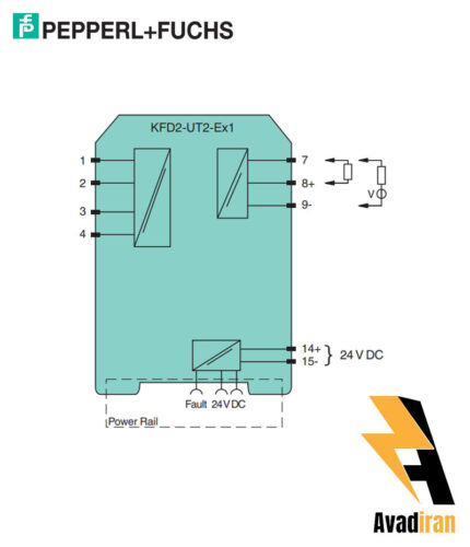 شماتیک رله بریر KFD2-UT2-EX1