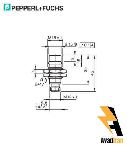 شماتیک سنسور القایی NJ1.5-18GM-N-D-V1