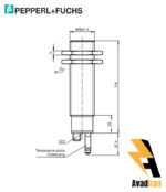 شماتیک سنسور التراسونیک UC2000-30GM-IUR2-V15