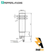 شماتیک سنسور التراسونیک UC500-30GM-IUR2-V15