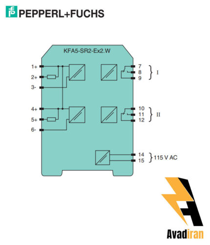 شماتیک رله بریر KFA5-SR2-Ex2.W
