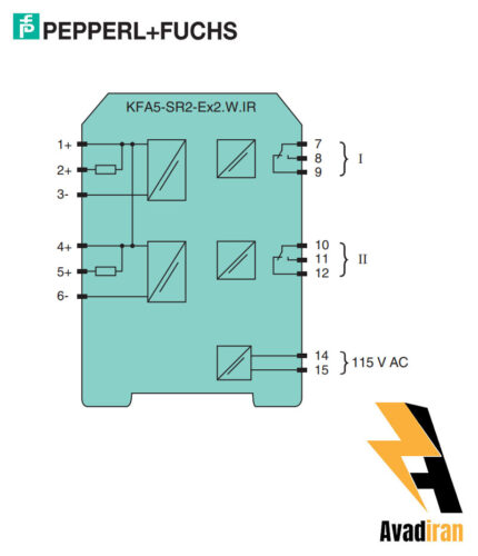 شماتیک رله بریر KFA5-SR2-Ex2.W.IR