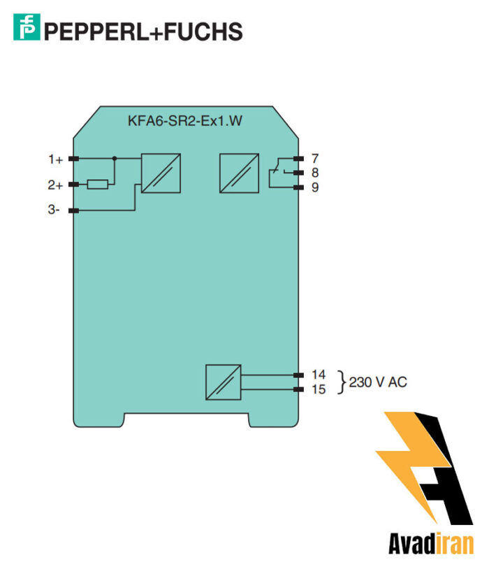 شماتیک رله بریر KFA6-SR2-Ex1.W