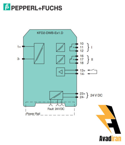 شماتیک رله بریر KFD2-DWB-Ex1.D