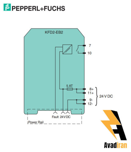 شماتیک رله بریر KFD2-EB2