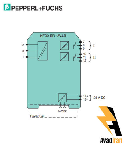 شماتیک رله بریر KFD2-ER-1.W.LB