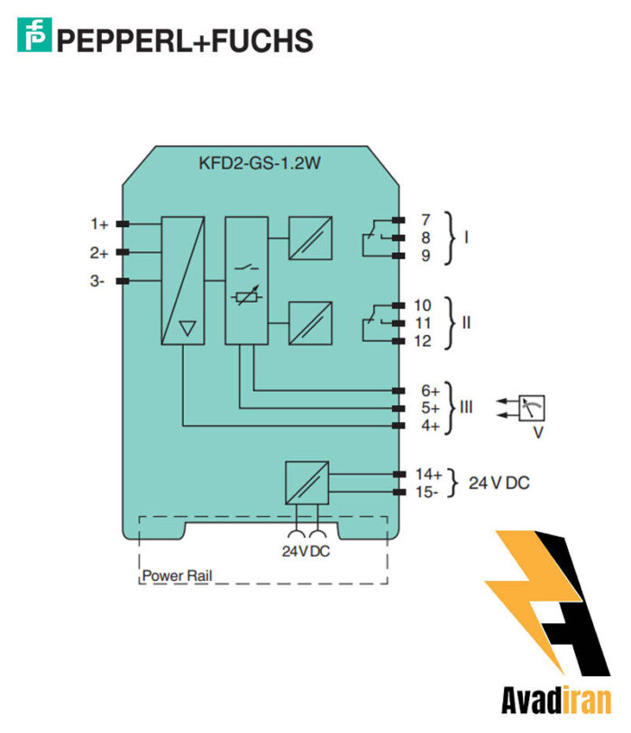 شماتیک رله بریر KFD2-GS-1.2W