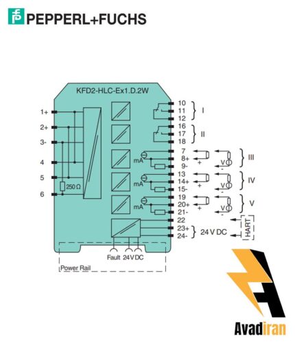 شماتیک رله بریر KFD2-HLC-Ex1.D.2W