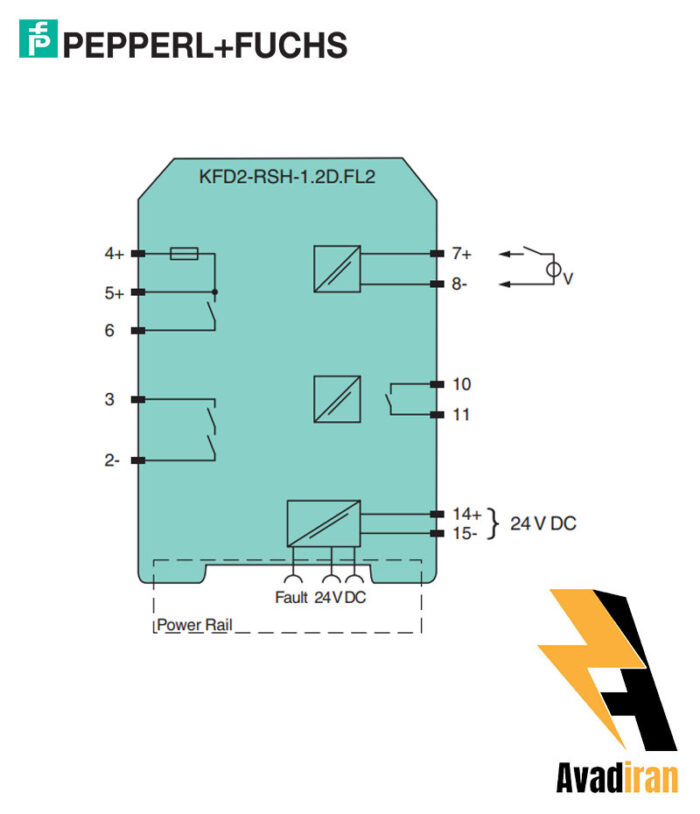 شماتیک رله بریر KFD2-RSH-1.2D.FL2