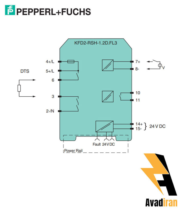 شماتیک رله بریر KFD2-RSH-1.2D.FL3