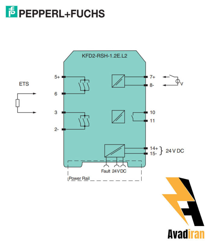 شماتیک رله بریر KFD2-RSH-1.2E.L2