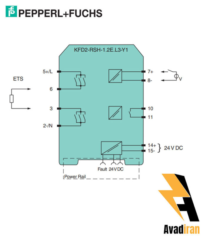 شماتیک رله بریر KFD2-RSH-1.2E.L3-Y1