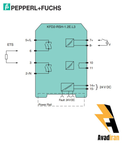 شماتیک رله بریر KFD2-RSH-1.2E.L3