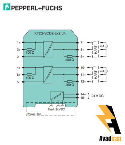 شماتیک رله بریر KFD2-SCD2-Ex2.LK