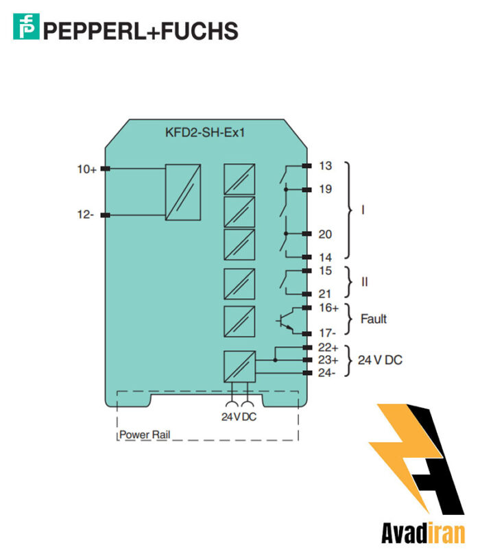 شماتیک رله بریر KFD2-SH-Ex1