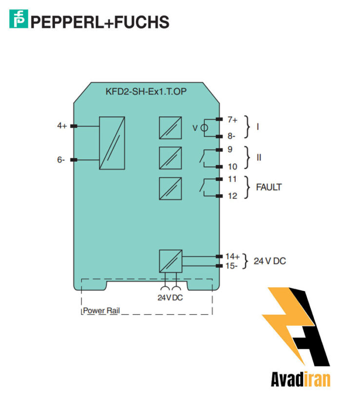 شماتیک رله بریر KFD2-SH-Ex1.T.OP