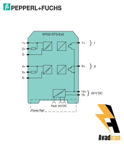 شماتیک رله بریر KFD2-ST3-Ex2