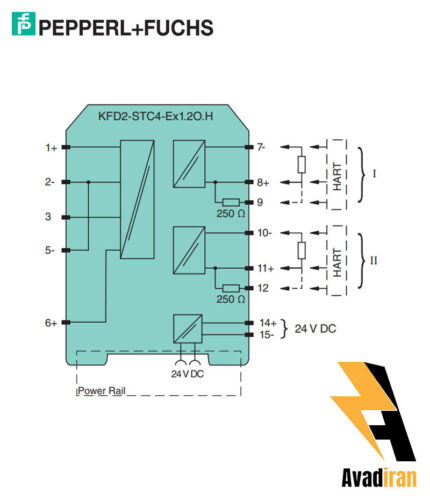 شماتیک رله بریر KFD2-STC4-Ex1.2O.H