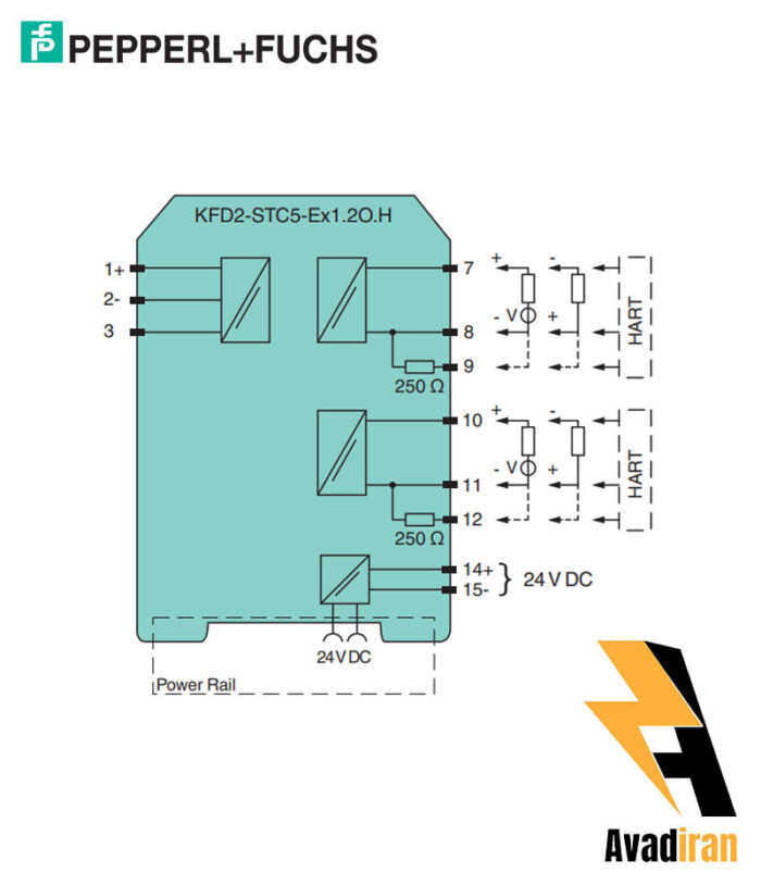 شماتیک رله بریر KFD2-STC5-Ex1.2O.H