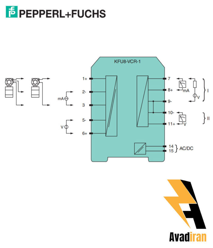 شماتیک رله بریر KFU8-VCR-1