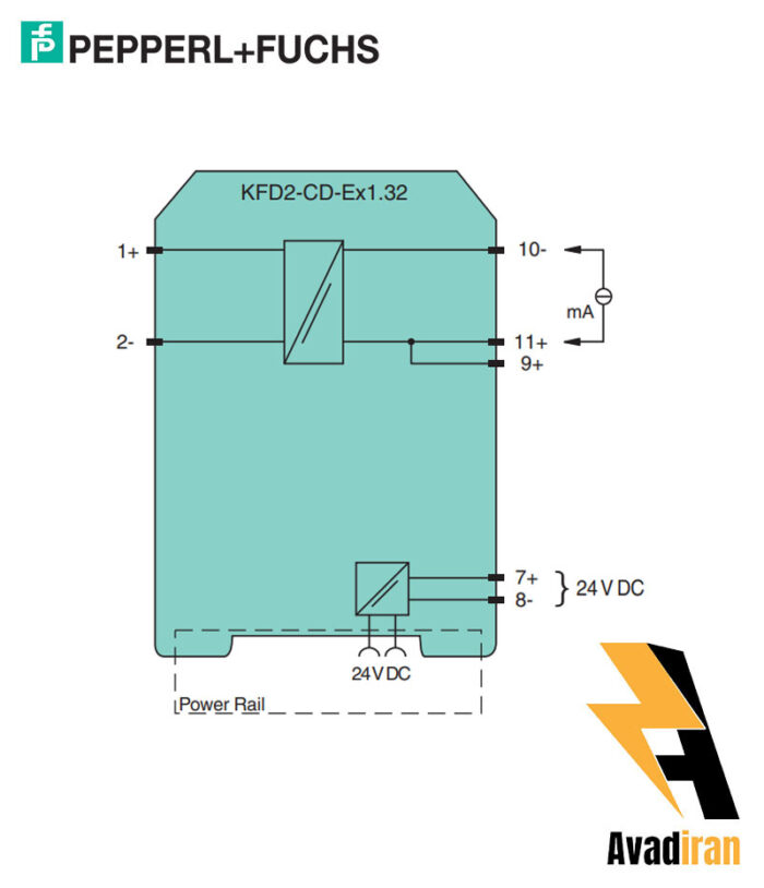 شماتیک رله بریر KFD2-CD-Ex1.32-1