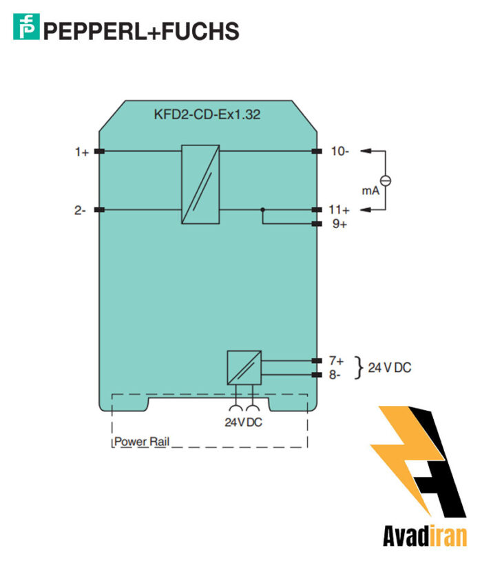 شماتیک رله بریر KFD2-CD-Ex1.32-13