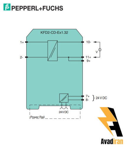 شماتیک رله بریر KFD2-CD-Ex1.32-15