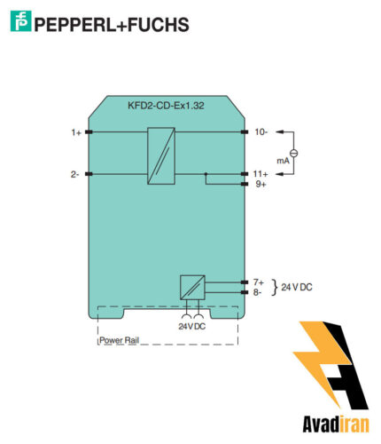 شماتیک رله بریر KFD2-CD-Ex1.32-2