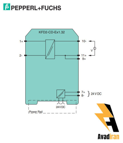 شماتیک رله بریر KFD2-CD-Ex1.32-6