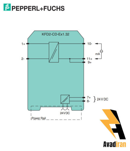 شماتیک رله بریر KFD2-CD-Ex1.32