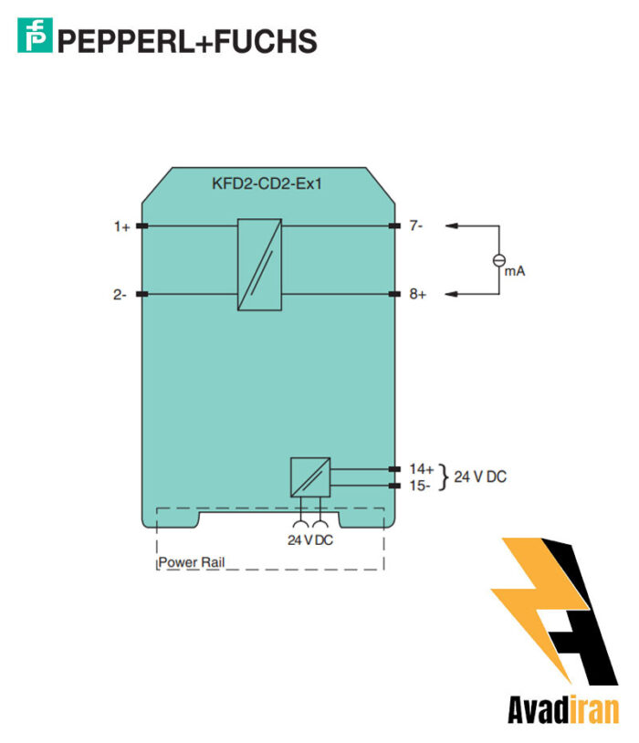 شماتیک رله بریر KFD2-CD2-Ex1