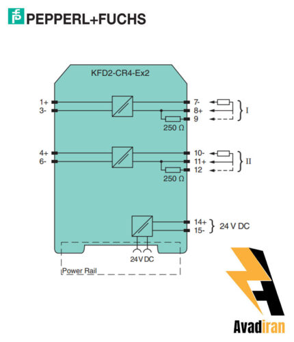 شماتیک رله بریر KFD2-CR4-Ex2