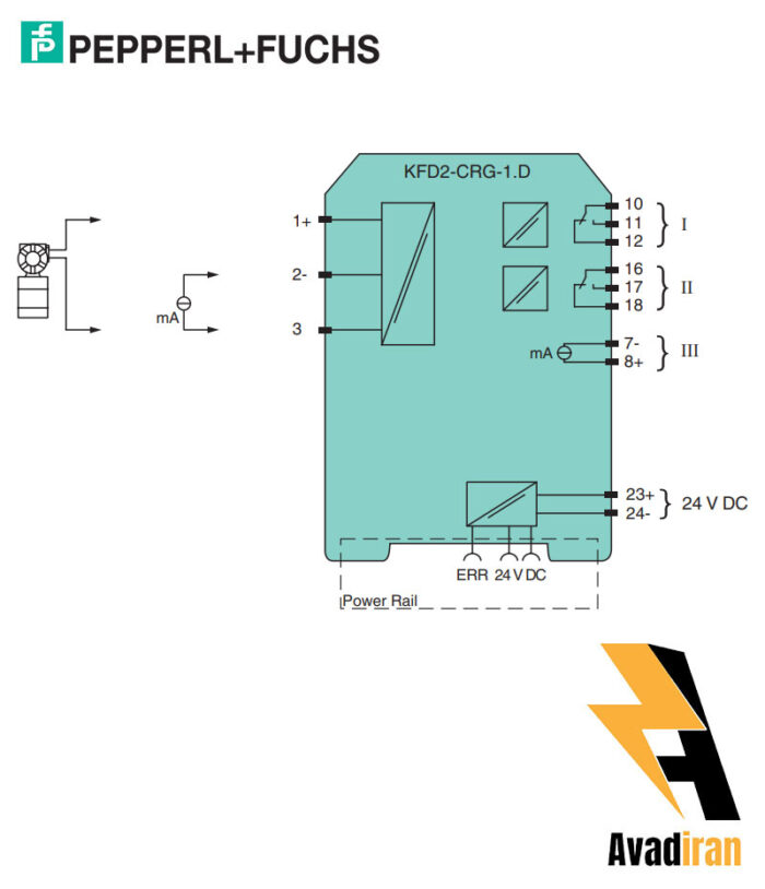 شماتیک رله بریر KFD2-CRG-1.D