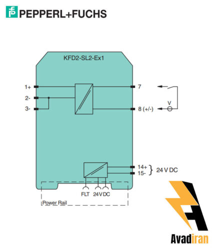 شماتیک رله بریر KFD2-SL2-Ex1