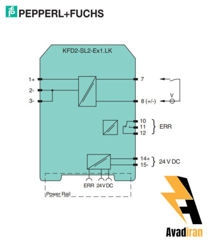 شماتیک رله بریر KFD2-SL2-Ex1.LK-Y1