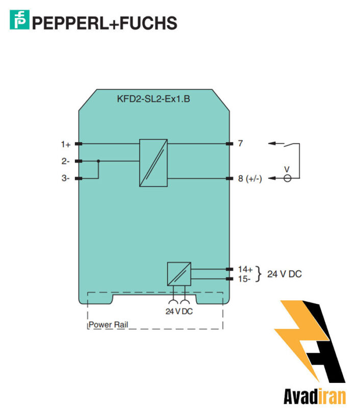 شماتیک رله بریر KFD2-SL2-Ex1.B