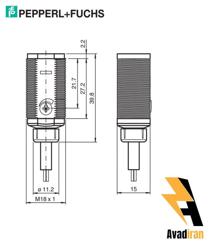 شماتیک چشم الکتریکی GLV18-8-200/73/120