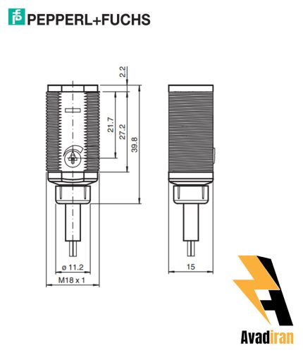 شماتیک چشم الکتریکی GLV18-8-450/115/120