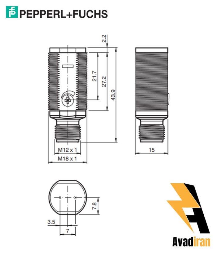 شماتیک چشم الکتریکی GLV18-8-450/73/120