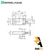 شماتیک سنسور القایی NBB8-F33-E2-M