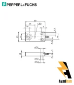 شماتیک سنسور القایی NBB8-F33-E2