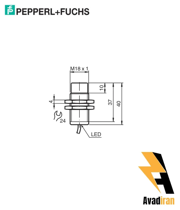 شماتیک سنسور القایی NBN8-18GM40-Z0