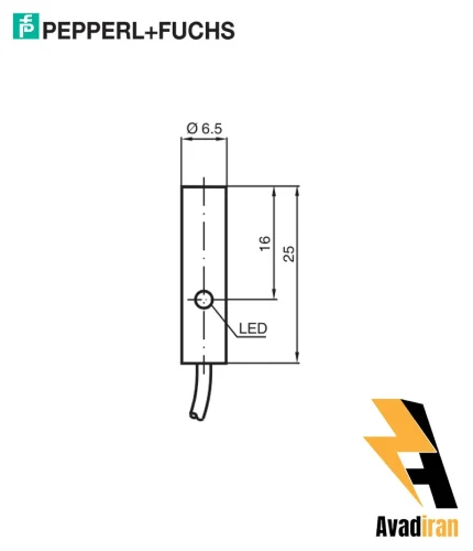 شماتیک سنسور القایی NCB1.5-6.5M25-N0