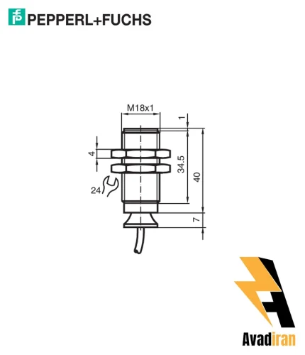 شماتیک سنسور نامور NJ5-18GK-N-150