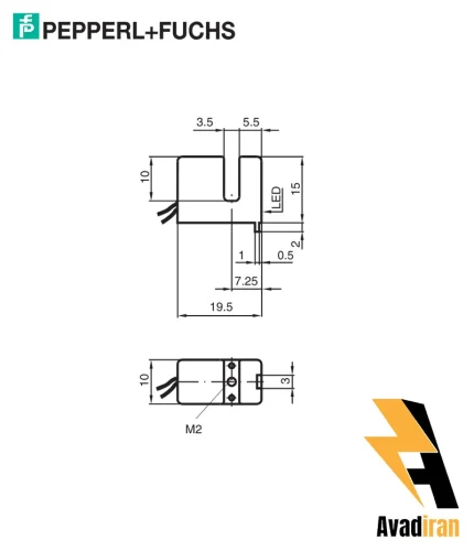 شماتیک سنسور نامور SC3.5-G-N0